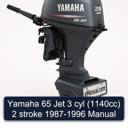 1987-1996 Yamaha 65 Jet 3 Cyl (1140CC) 2 Stroke Service Repair Workshop Manual PDF