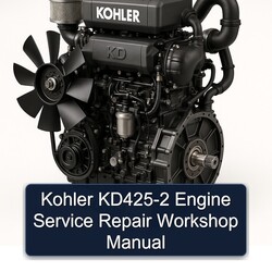 Kohler KD Series KD425-2 Engine Service Repair Workshop Manual PDF