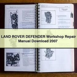 2007 Land Rover Defender Service Repair Workshop Manual PDF
