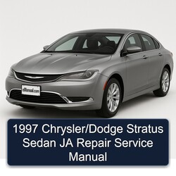 1997 Chrysler Stratus /dodge Sedan JA Service Repair Workshop Manual PDF