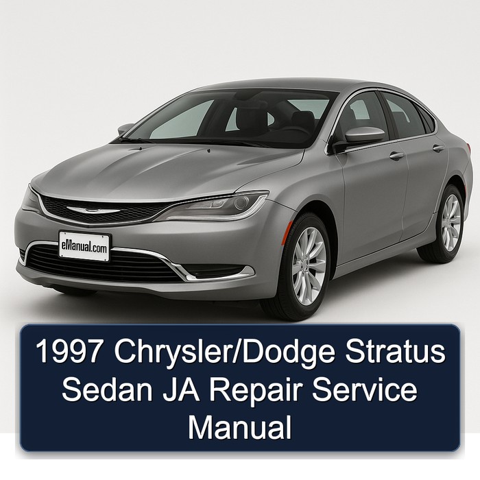 1997 Chrysler Stratus /dodge Sedan JA Service Repair Workshop Manual PDF