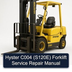 Hyster C004 (S120E) Forklift Service Repair Workshop Manual PDF