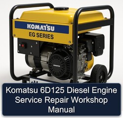 Komatsu 6d125 Diesel Engine Service Repair Workshop Manual PDF