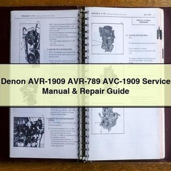 Denon AVR-1909 AVR-789 AVC-1909 Service Repair Workshop Manual PDF