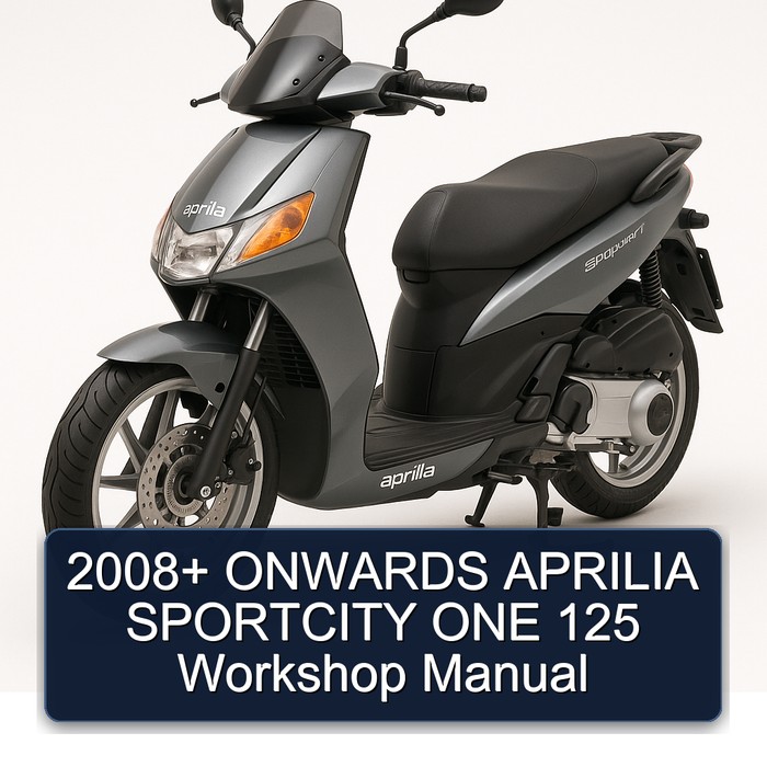 2008 Aprilia Sportcity Onwards ONE 125 Service Repair Workshop Manual PDF