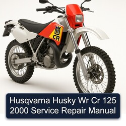 2000 Husqvarna CR Models Husky Wr 125 Service Repair Workshop Manual PDF
