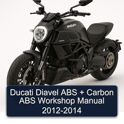 2012-2014 Ducati Diavel ABS Carbon Service Repair Workshop Manual PDF