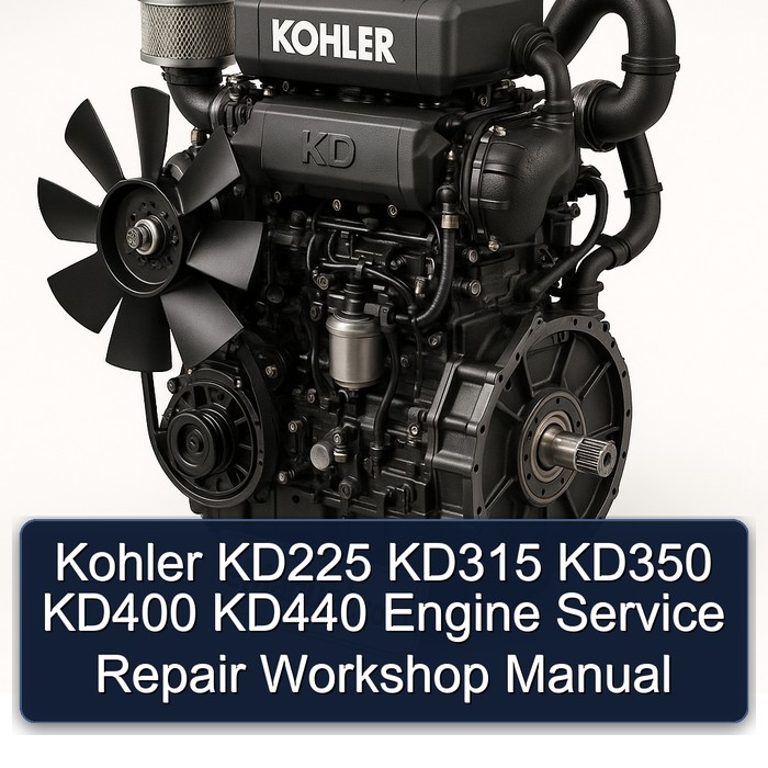 Kohler KD Series KD225 KD315 KD350 KD400 KD440 Engine Service Repair Workshop Manual PDF