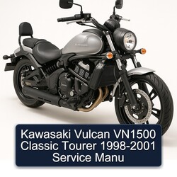 1998-2001 Kawasaki Vulcan VN1500 Classic Tourer - Manu Service Repair Workshop Manual PDF