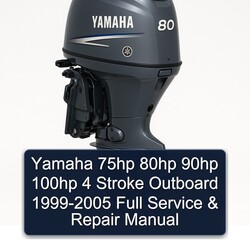 1999-2005 Yamaha 75HP 80HP 90HP 100HP 4 Stroke Outboard Service Repair Workshop Manual PDF