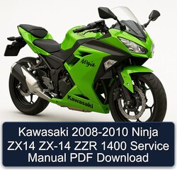 2008-2010 Kawasaki Ninja ZX14 ZX-14 ZZR 1400 Service Repair Workshop Manual PDF