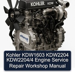 Kohler KDW Models KDW1603 KDW2204 Kdw2204/4 Engine Service Repair Workshop Manual PDF