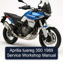 1989 Aprilia Tuareg Service Repair Workshop Manual PDF