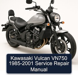 1985-2001 Kawasaki Vulcan VN750 Service Repair Workshop Manual PDF