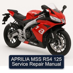 Piaggio MSS Aprilia RS4 125 Service Repair Workshop Manual PDF