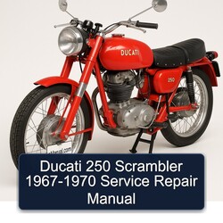 1967-1970 Ducati 250 Scrambler Service Repair Workshop Manual PDF