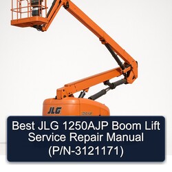 Best JLG 1250AJP Boom Lift (p/n-3121171) Service Repair Workshop Manual PDF