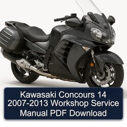 2007-2013 Kawasaki Concours Models 14 Service Repair Workshop Manual PDF