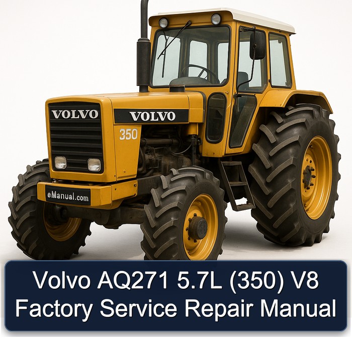 Volvo AQ271 5.7l (350) V8 Service Repair Workshop Manual PDF