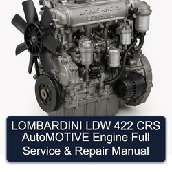 Lombardini LDW Series 422 CRS Automotive Engine Service Repair Workshop Manual PDF