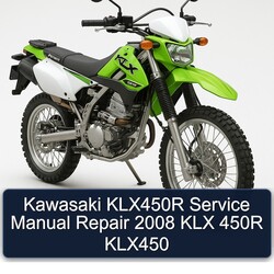 2008 Kawasaki KLX Series KLX450R 450R KLX450 Service Repair Workshop Manual PDF