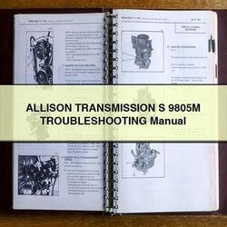 Allison Transmission S 9805M Service Repair Workshop Manual PDF