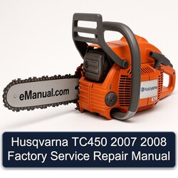 2007-2008 Husqvarna TC Models TC450 Service Repair Workshop Manual PDF