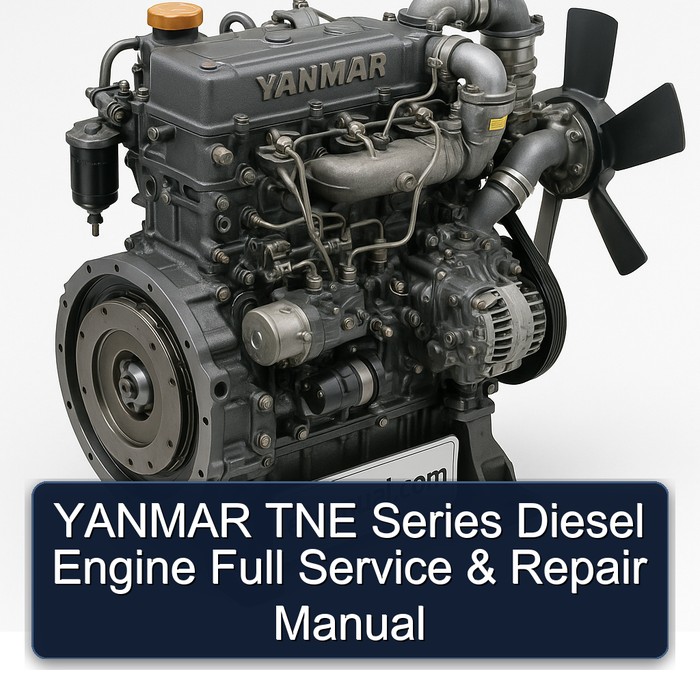 Yanmar TNE Series Diesel Engine Service Repair Workshop Manual PDF
