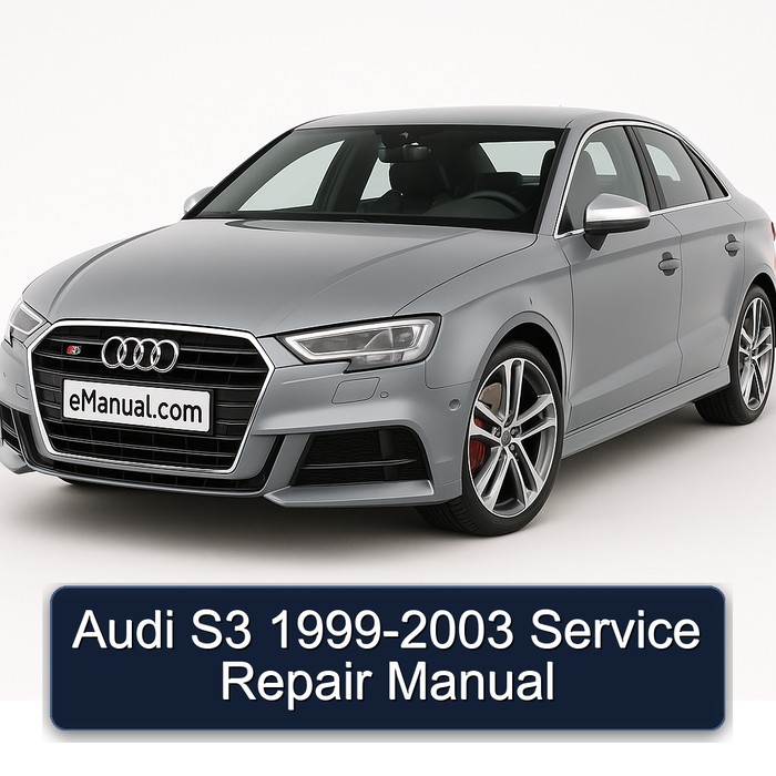 1999-2003 Audi S3 Service Repair Workshop Manual PDF