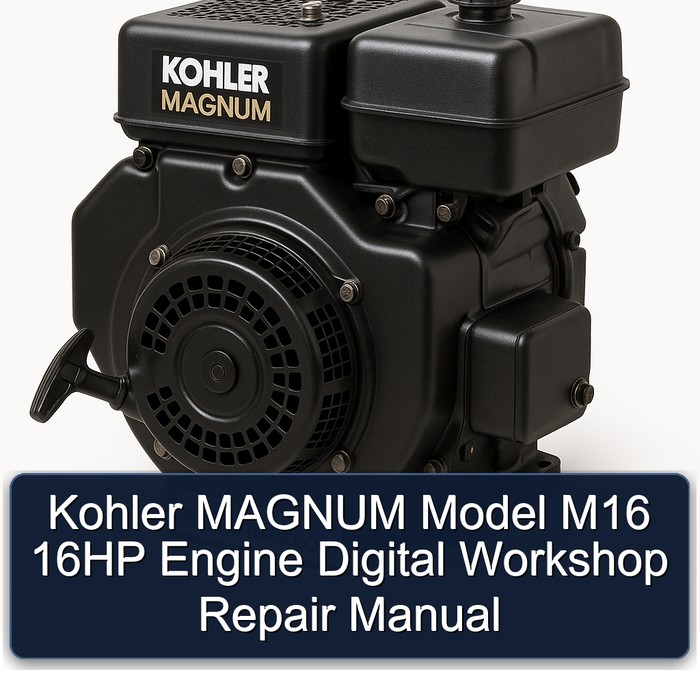 Kohler Magnum Models Model M16 16HP Engine Digital Service Repair Workshop Manual PDF