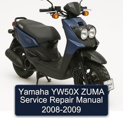 2008-2009 Yamaha Zuma YW50X Service Repair Workshop Manual PDF