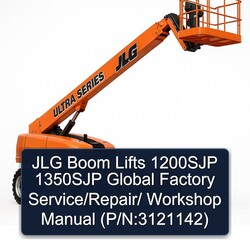JLG Boom Lifts 1200SJP 1350SJP Global / (p/n:3121142) Service Repair Workshop Manual PDF