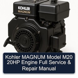 Kohler Magnum Models Model M20 20HP Engine Service Repair Workshop Manual PDF
