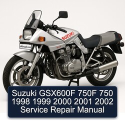1998-2002 Suzuki GSX Series GSX600F 750F 750 Service Repair Workshop Manual PDF