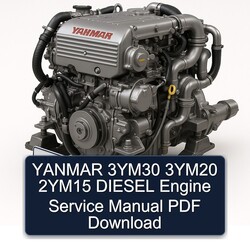 Yanmar 3ym30 3ym20 2ym15 Diesel Engine Service Repair Workshop Manual PDF