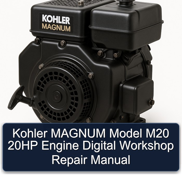 Kohler Magnum Models Model M20 20HP Engine Digital Service Repair Workshop Manual PDF
