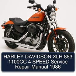 1986 Keeway Speed Harley Davidson XLH 883 1100CC 4 Service Repair Workshop Manual PDF