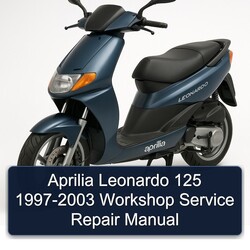 1997-2003 Aprilia Leonardo 125 Service Repair Workshop Manual PDF