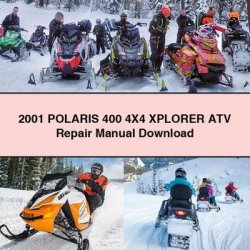 2001 Polaris 400 4x4 Xplorer ATV Service Repair Workshop Manual PDF