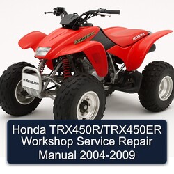 2004-2009 Honda Trx450r/trx450er Service Repair Workshop Manual PDF