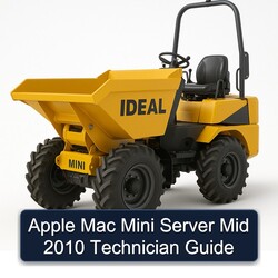 2010 Apple Mac Mini Server Mid Technician Service Repair Workshop Manual PDF