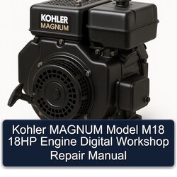 Kohler Magnum Models Model M18 18HP Engine Digital Service Repair Workshop Manual PDF