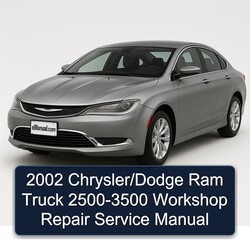 2002 Dodge SRT 10 Chrysler/ RAM Truck 2500-3500 Service Repair Workshop Manual PDF
