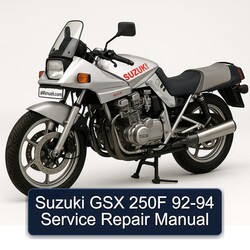 1992-1994 Suzuki GSX Series 250F Service Repair Workshop Manual PDF