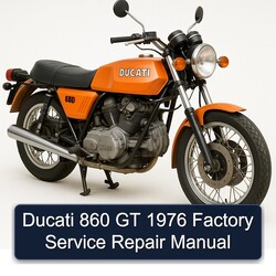 1976 Ducati 860 Service Repair Workshop Manual PDF