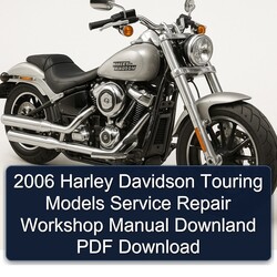 2006 Harley Davidson Touring Models Downland Service Repair Workshop Manual PDF