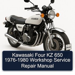 1976-1980 Kawasaki KZ Series Four 650 Service Repair Workshop Manual PDF
