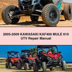 2005-2009 Kawasaki KAF400 Mule 610 UTV Service Repair Workshop Manual PDF