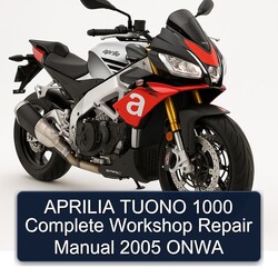 2005 Aprilia Tuono 1000 Onwa Service Repair Workshop Manual PDF