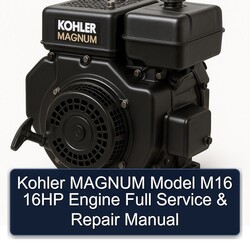 Kohler Magnum Models Model M16 16HP Engine Service Repair Workshop Manual PDF